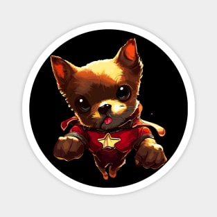 Superhero puppy dog Magnet